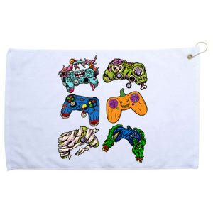 Halloween Monster Video Game Controllers Grommeted Golf Towel