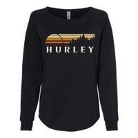 Hurley Mo Vintage Evergreen Sunset Eighties Retro Womens California Wash Sweatshirt