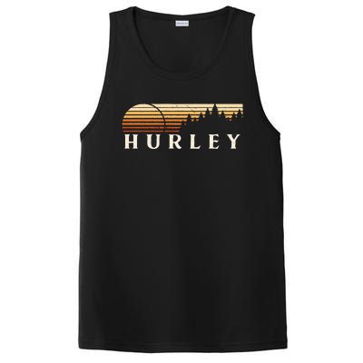 Hurley Mo Vintage Evergreen Sunset Eighties Retro PosiCharge Competitor Tank