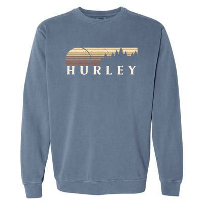 Hurley Mo Vintage Evergreen Sunset Eighties Retro Garment-Dyed Sweatshirt