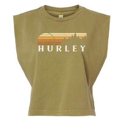 Hurley Mo Vintage Evergreen Sunset Eighties Retro Garment-Dyed Women's Muscle Tee