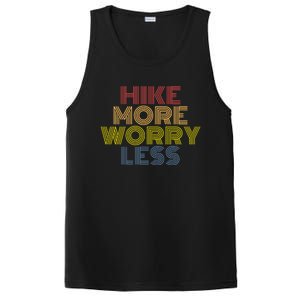 Hike More Worry Less Hiking Camping Mountains Gift PosiCharge Competitor Tank