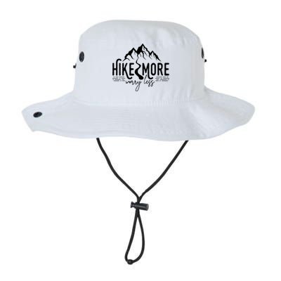 Hike More Worry Less Funny Nature Lovers Hiking Mountains Legacy Cool Fit Booney Bucket Hat