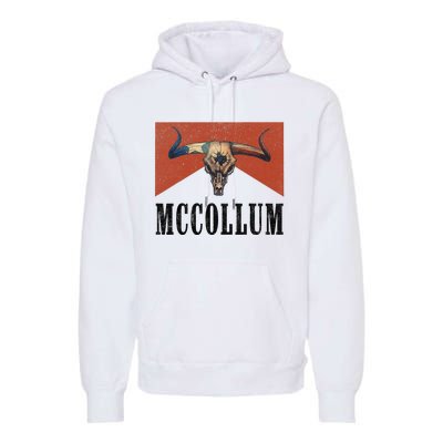 Howdy Mccollum Western Mccollum Punchy Cowboy Cowgirl Style Premium Hoodie