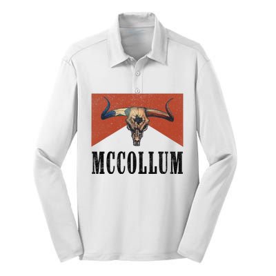 Howdy Mccollum Western Mccollum Punchy Cowboy Cowgirl Style Silk Touch Performance Long Sleeve Polo