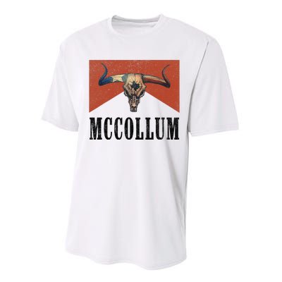 Howdy Mccollum Western Mccollum Punchy Cowboy Cowgirl Style Performance Sprint T-Shirt