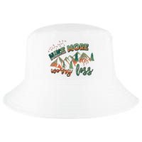 Hike More Worry Less Funny Nature Lovers Hiking Mountains Gift Cool Comfort Performance Bucket Hat