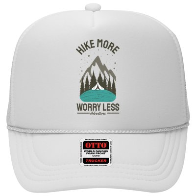 Hike More Worry Less Trucker Hat