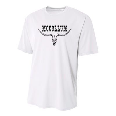 Howdy Mccollum Western Mccollum Punchy Cowboy Cowgirl Style Youth Performance Sprint T-Shirt