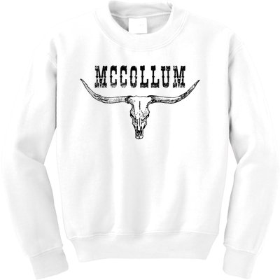 Howdy Mccollum Western Mccollum Punchy Cowboy Cowgirl Style Kids Sweatshirt