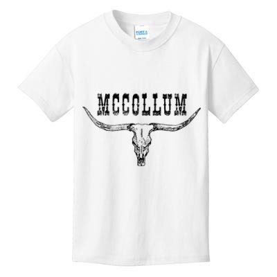 Howdy Mccollum Western Mccollum Punchy Cowboy Cowgirl Style Kids T-Shirt