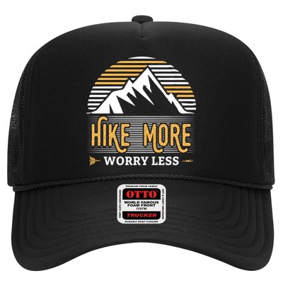 Hike More Worry Less Trucker Hat