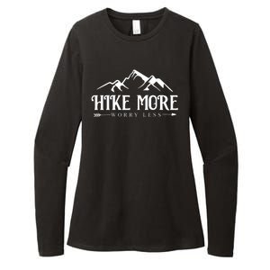 Hike More Worry Less Womens CVC Long Sleeve Shirt