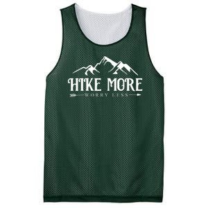 Hike More Worry Less Mesh Reversible Basketball Jersey Tank