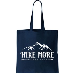 Hike More Worry Less Tote Bag