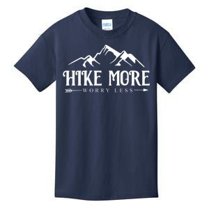 Hike More Worry Less Kids T-Shirt