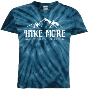 Hike More Worry Less Kids Tie-Dye T-Shirt