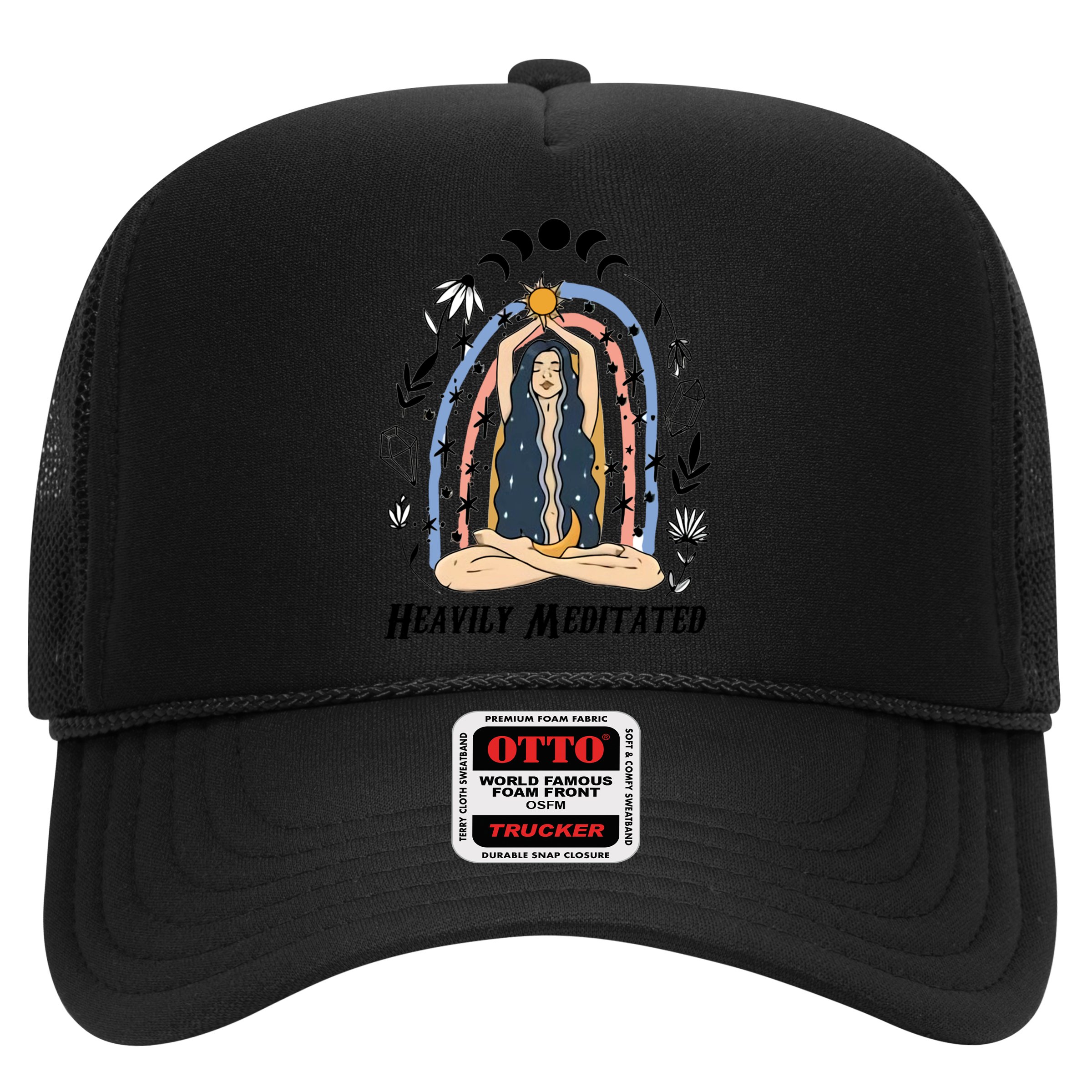 Heavily Meditated Witchcraft Witchy Spiritual Crystal Lover Meaningful Gift Hat