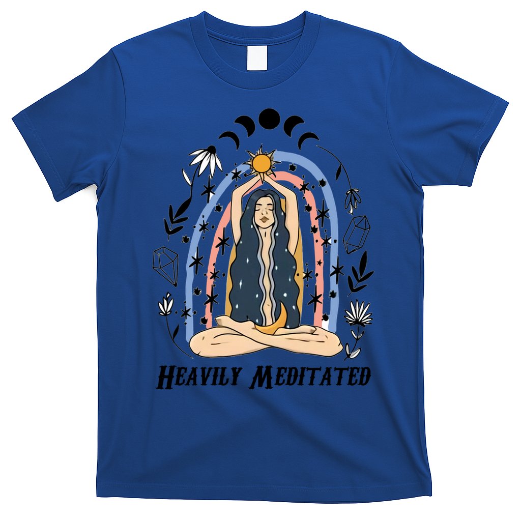 Heavily Meditated Witchcraft Witchy Spiritual Crystal Lover Meaningful Gift T-Shirt