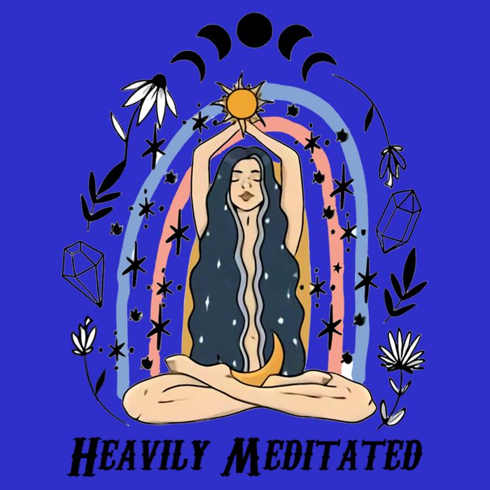 Heavily Meditated Witchcraft Witchy Spiritual Crystal Lover Meaningful Gift T-Shirt