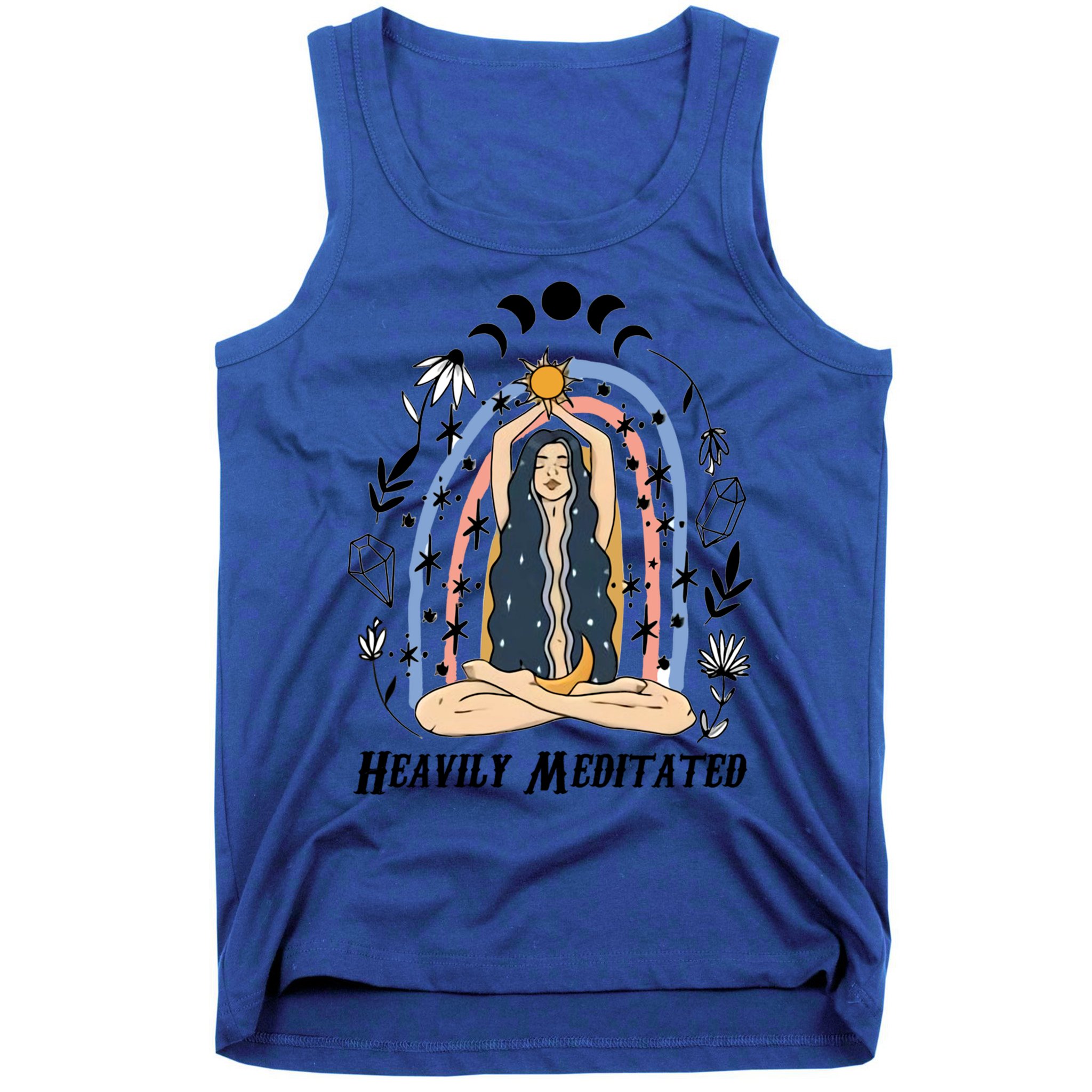 Heavily Meditated Witchcraft Witchy Spiritual Crystal Lover Meaningful Gift Tank Top