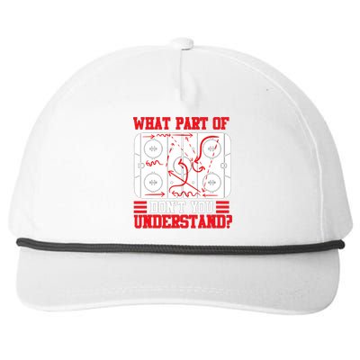 Hockey Mastery: What Part DonT You Get? Cute Gift Snapback Five-Panel Rope Hat