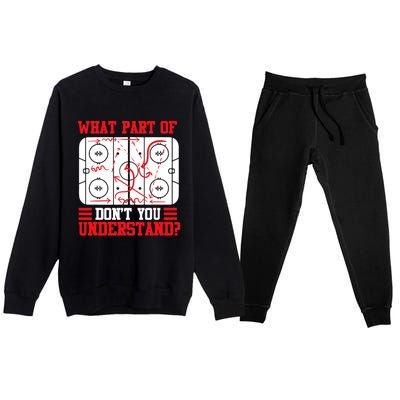 Hockey Mastery: What Part DonT You Get? Cute Gift Premium Crewneck Sweatsuit Set