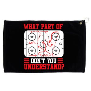 Hockey Mastery: What Part DonT You Get? Cute Gift Grommeted Golf Towel