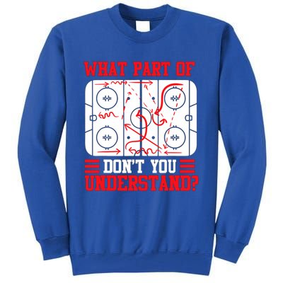 Hockey Mastery: What Part DonT You Get? Cute Gift Tall Sweatshirt