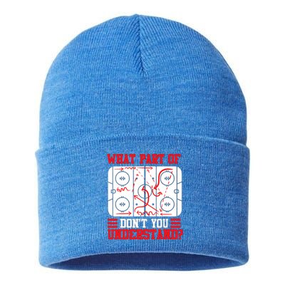 Hockey Mastery: What Part DonT You Get? Cute Gift Sustainable Knit Beanie