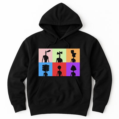 Horror Monster With Sirens For Heads Horror Hoodie