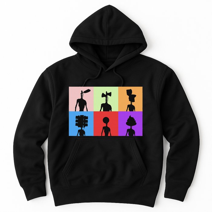 Horror Monster With Sirens For Heads Horror Hoodie