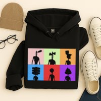 Horror Monster With Sirens For Heads Horror Hoodie