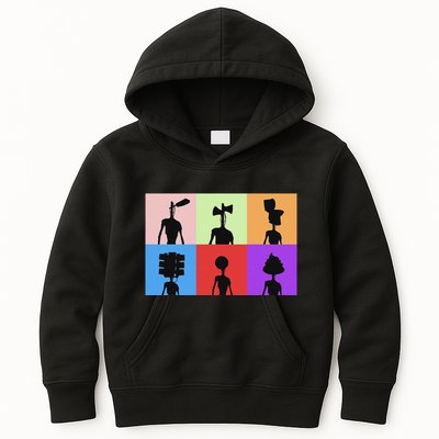 Horror Monster With Sirens For Heads Horror Kids Hoodie