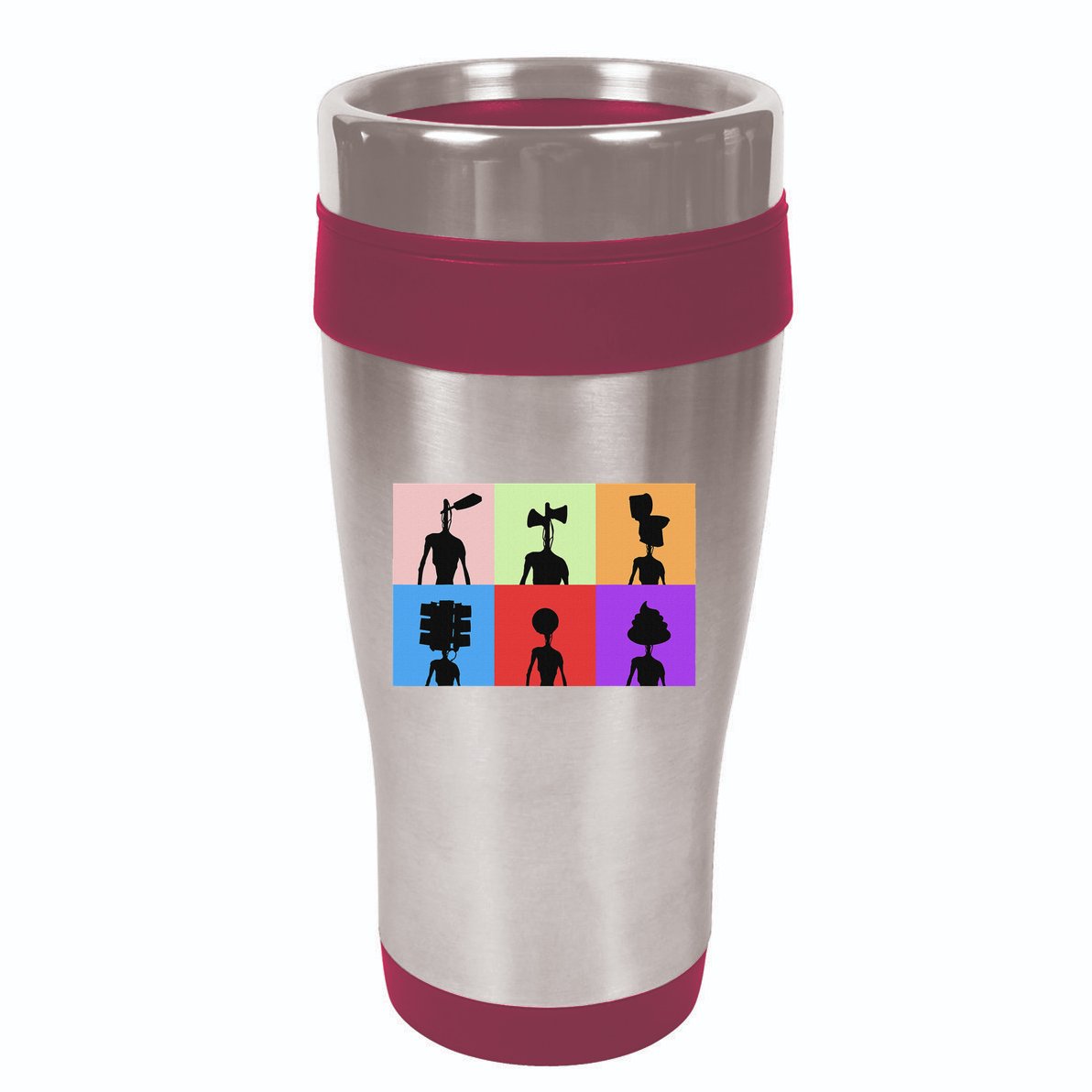 Horror Monster With Sirens For Heads Horror 16oz Travel Tumbler