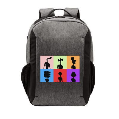 Horror Monster With Sirens For Heads Horror Vector Backpack