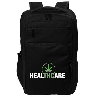Healthcare Marijuana Weed Plant Medical Impact Tech Backpack