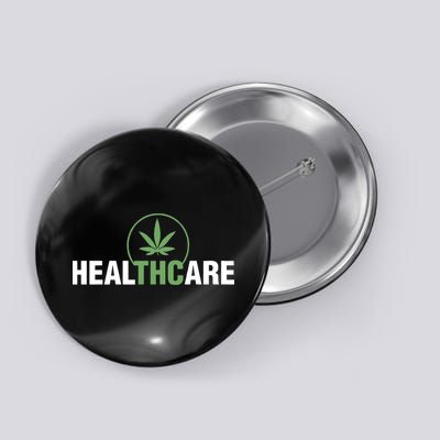 Healthcare Marijuana Weed Plant Medical Button