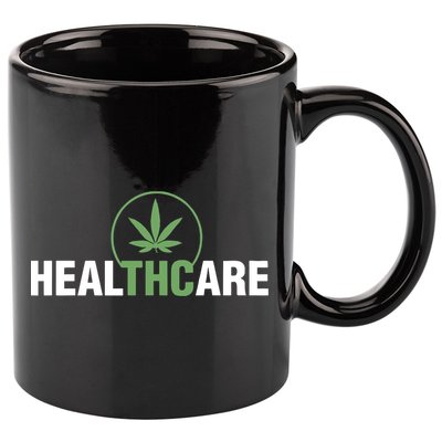 Healthcare Marijuana Weed Plant Medical 11oz C Handle Ceramic Mug