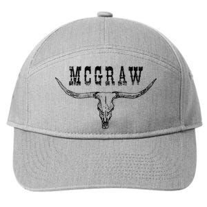 Howdy Mcgraw Western Mcgraw Cowboy Cowgirl 7-Panel Snapback Hat