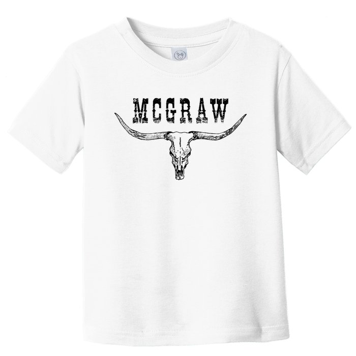 Howdy Mcgraw Western Mcgraw Cowboy Cowgirl Toddler T-Shirt