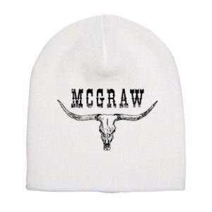 Howdy Mcgraw Western Mcgraw Cowboy Cowgirl Short Acrylic Beanie