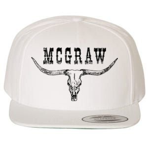 Howdy Mcgraw Western Mcgraw Cowboy Cowgirl Wool Snapback Cap