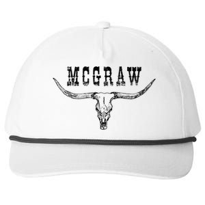 Howdy Mcgraw Western Mcgraw Cowboy Cowgirl Snapback Five-Panel Rope Hat