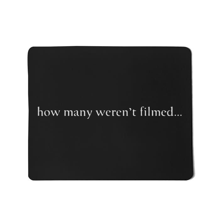 How Many Weren't Filmed... Blm. Civil Rights. A Movement Mousepad