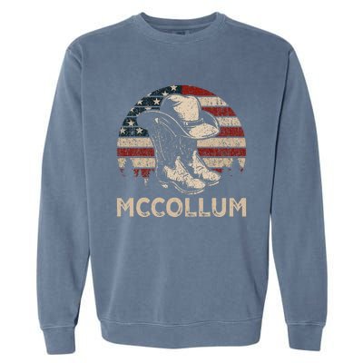 Howdy Mccollum Western Mccollum Punchy Cowboy Cowgirl Style Garment-Dyed Sweatshirt