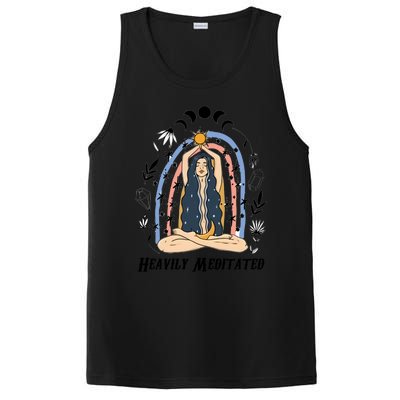 Heavily Meditated Witchcraft Witchy Spiritual Crystal Lover Cute Gift PosiCharge Competitor Tank