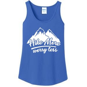 Hike More Worry Less For Hiking And Camping Gift Ladies Essential Tank