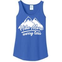 Hike More Worry Less For Hiking And Camping Gift Ladies Essential Tank