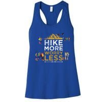 Hike More Worry Less Adults Camping Funny Gift Women's Racerback Tank